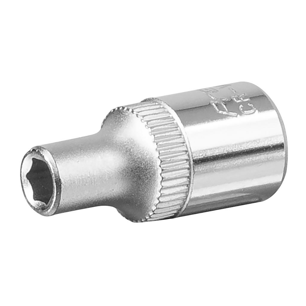 Socket 1/4"Sq Drive 4mm S1404