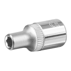 Socket 1/4"Sq Drive 4mm S1404