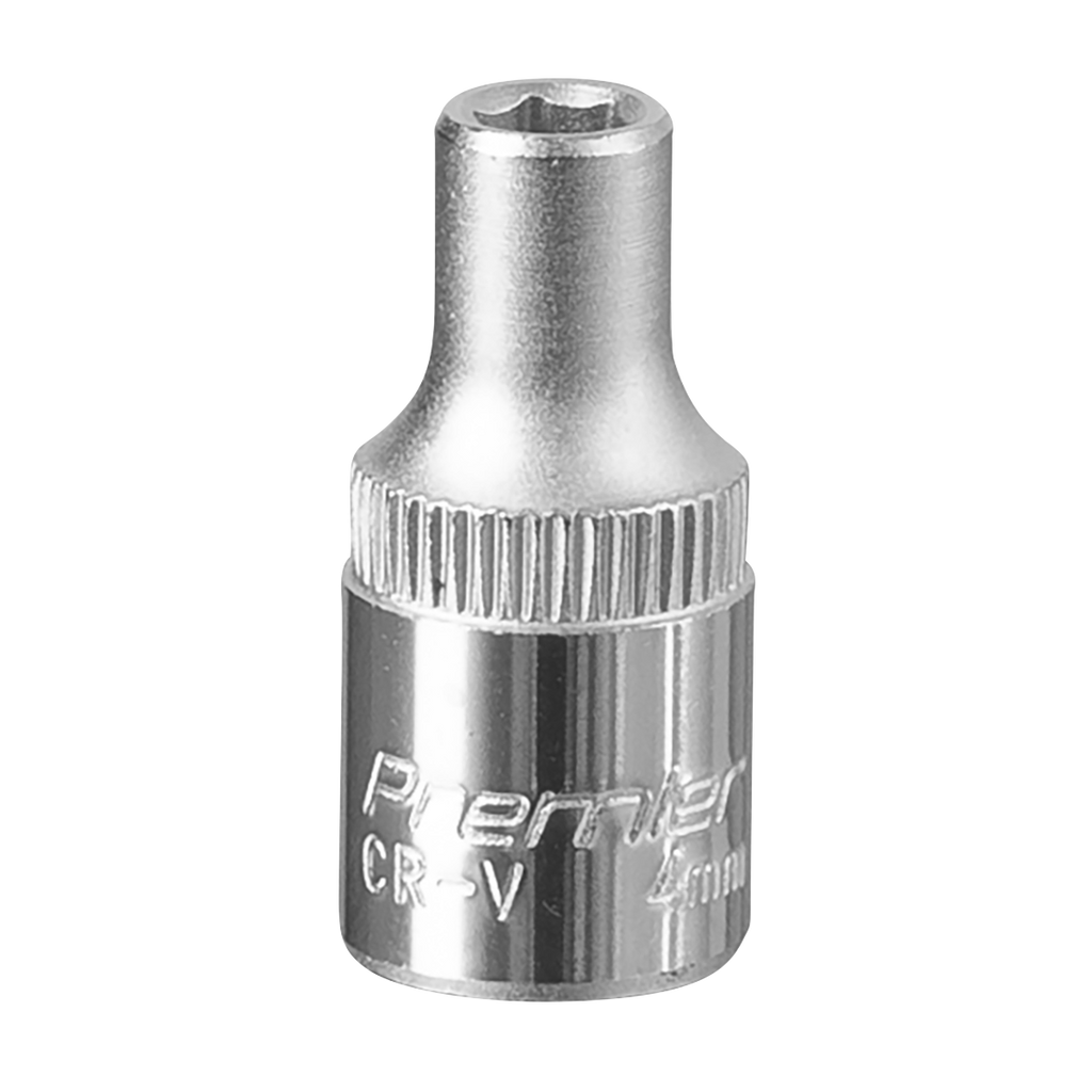 Socket 1/4"Sq Drive 4mm S1404
