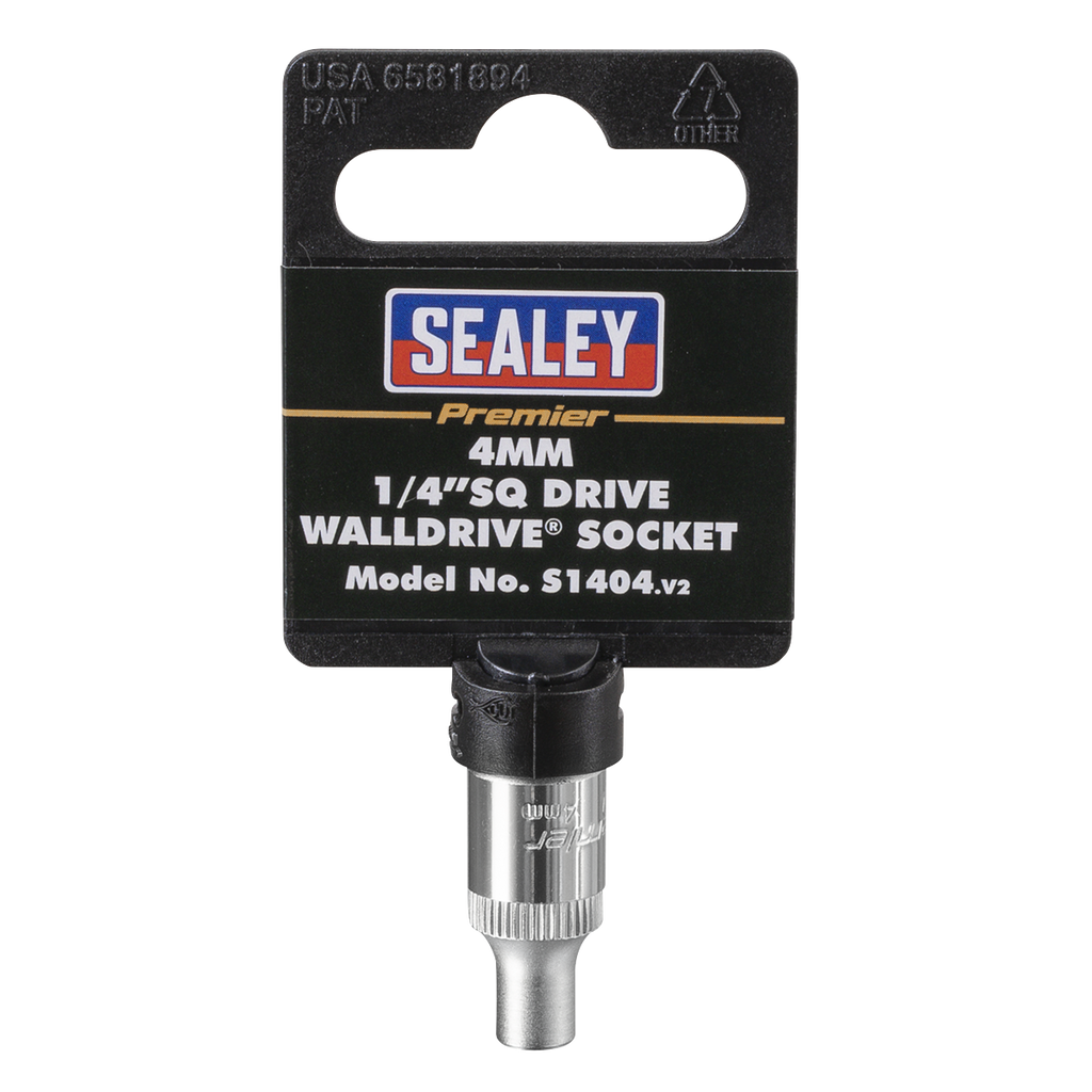 Socket 1/4"Sq Drive 4mm S1404