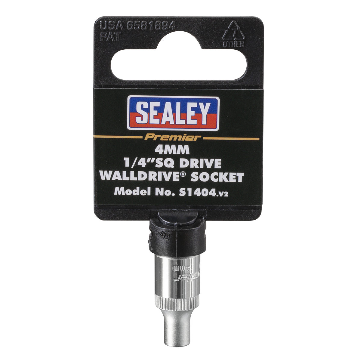 Socket 1/4"Sq Drive 4mm S1404