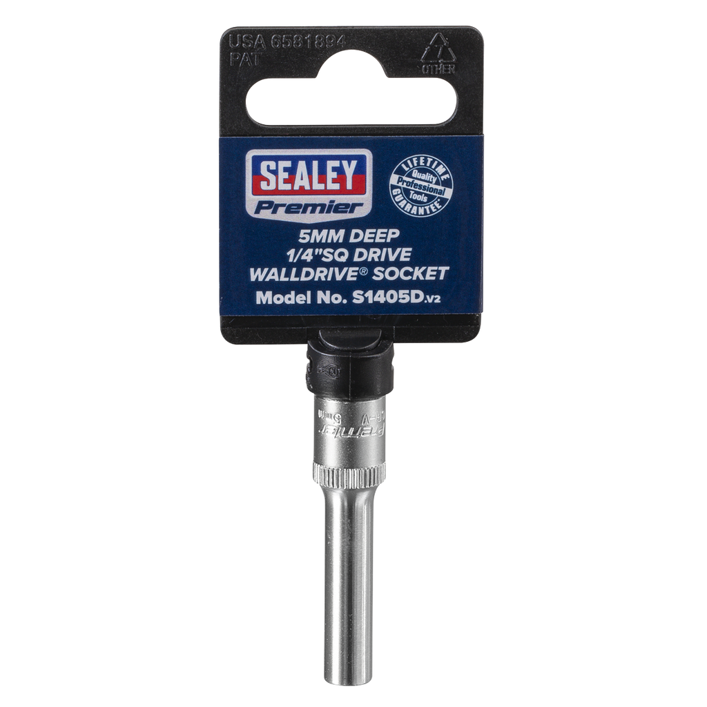 Deep Socket 1/4"Sq Drive 5mm S1405D