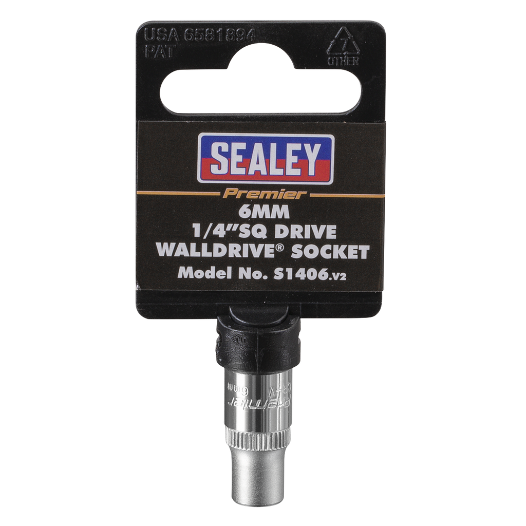 Socket 1/4"Sq Drive 6mm S1406