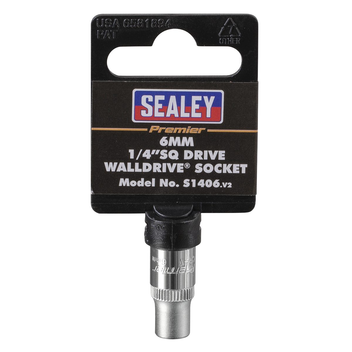 Socket 1/4"Sq Drive 6mm S1406