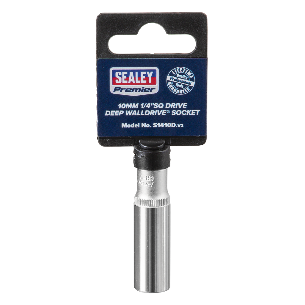 Deep Socket 1/4"Sq Drive 10mm S1410D