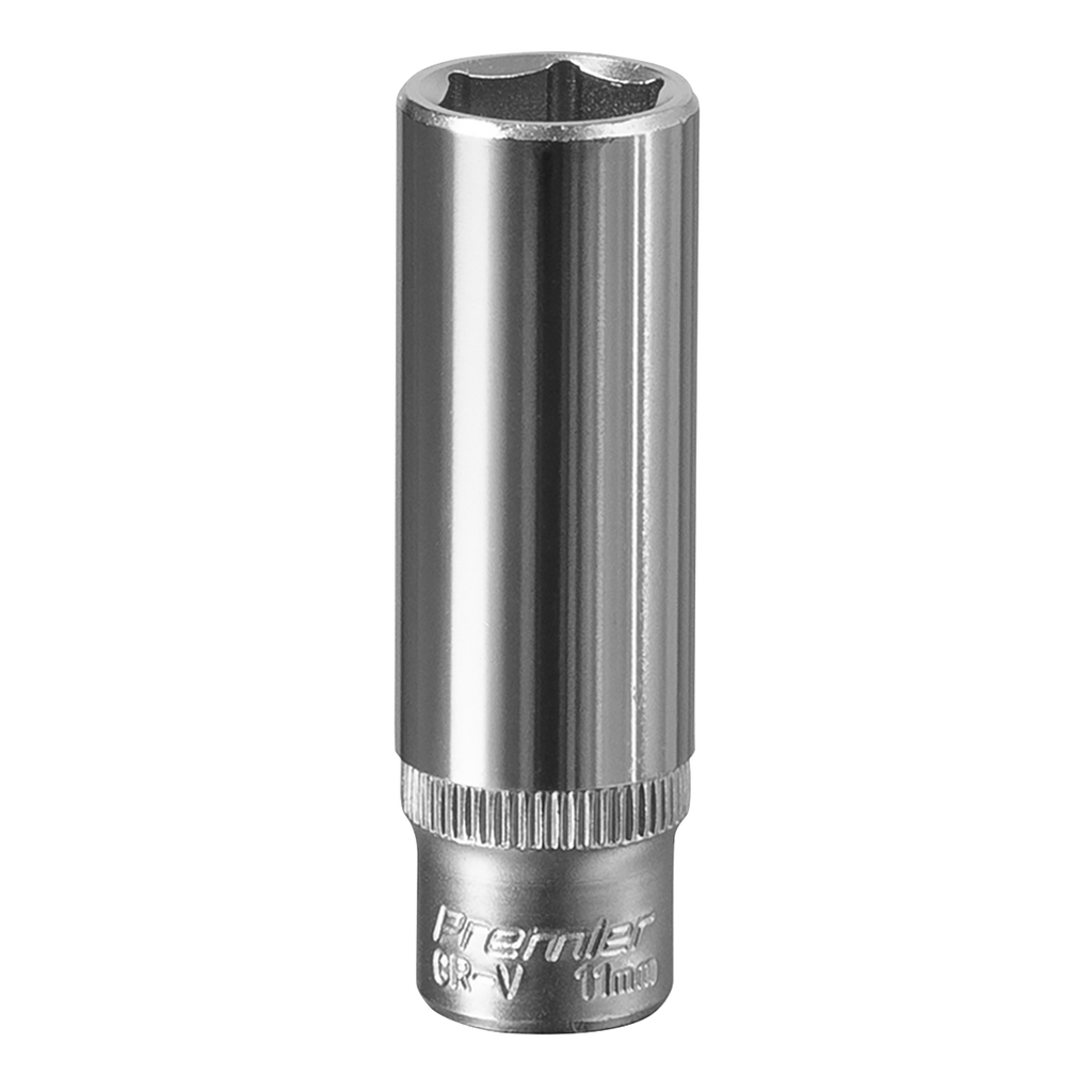 Deep Socket 1/4"Sq Drive 11mm S1411D