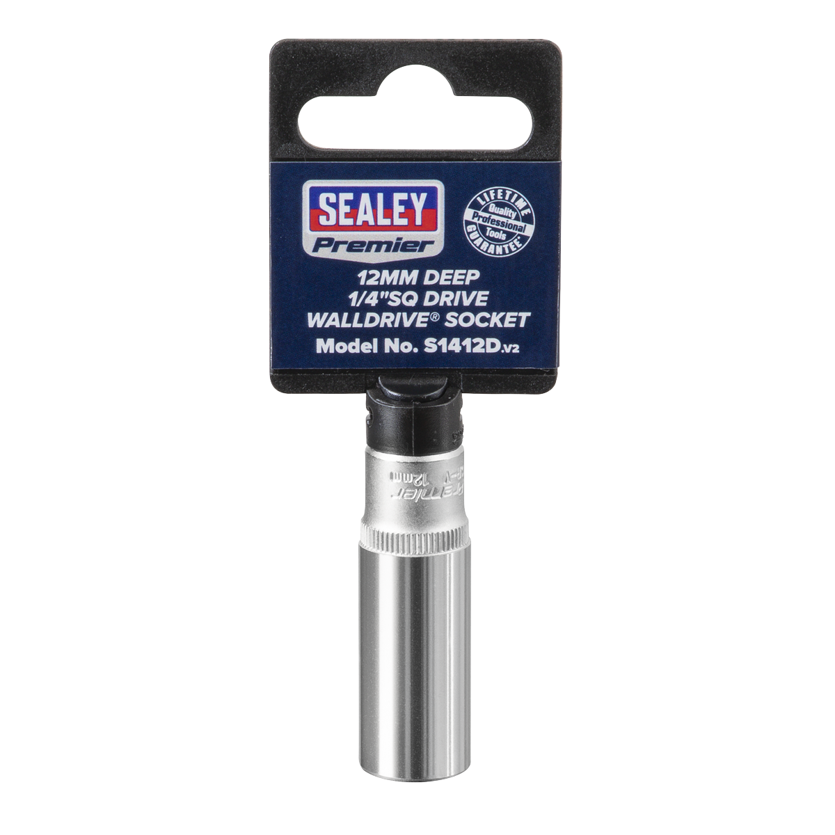 Deep Socket 1/4"Sq Drive 12mm S1412D