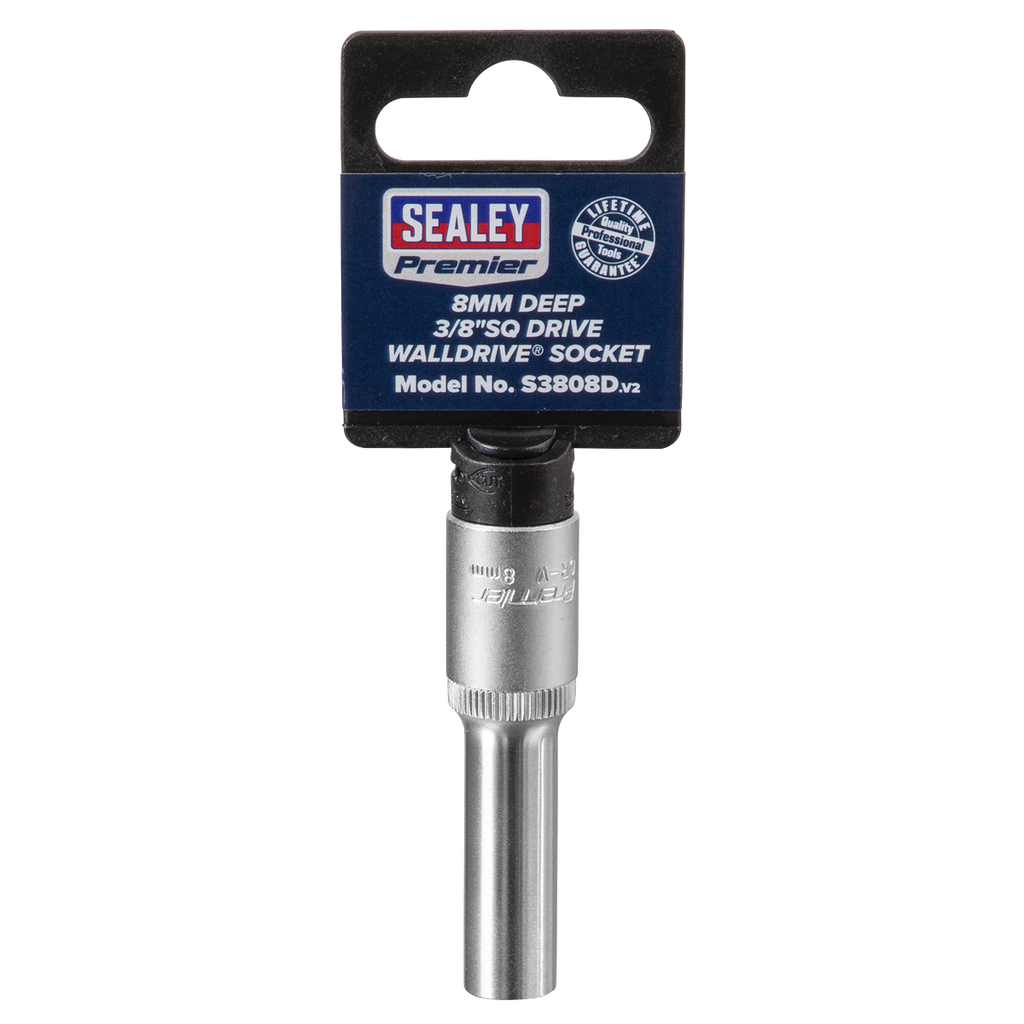 Deep Socket 3/8"Sq Drive 8mm S3808D