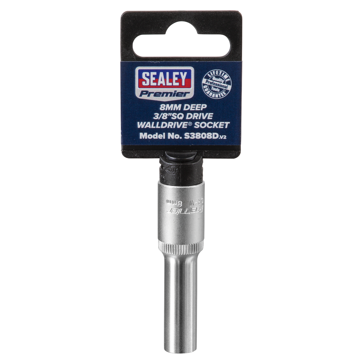 Deep Socket 3/8"Sq Drive 8mm S3808D