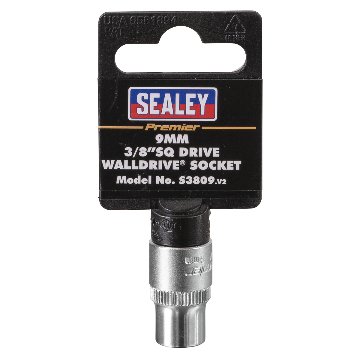 Socket 3/8"Sq Drive 9mm S3809