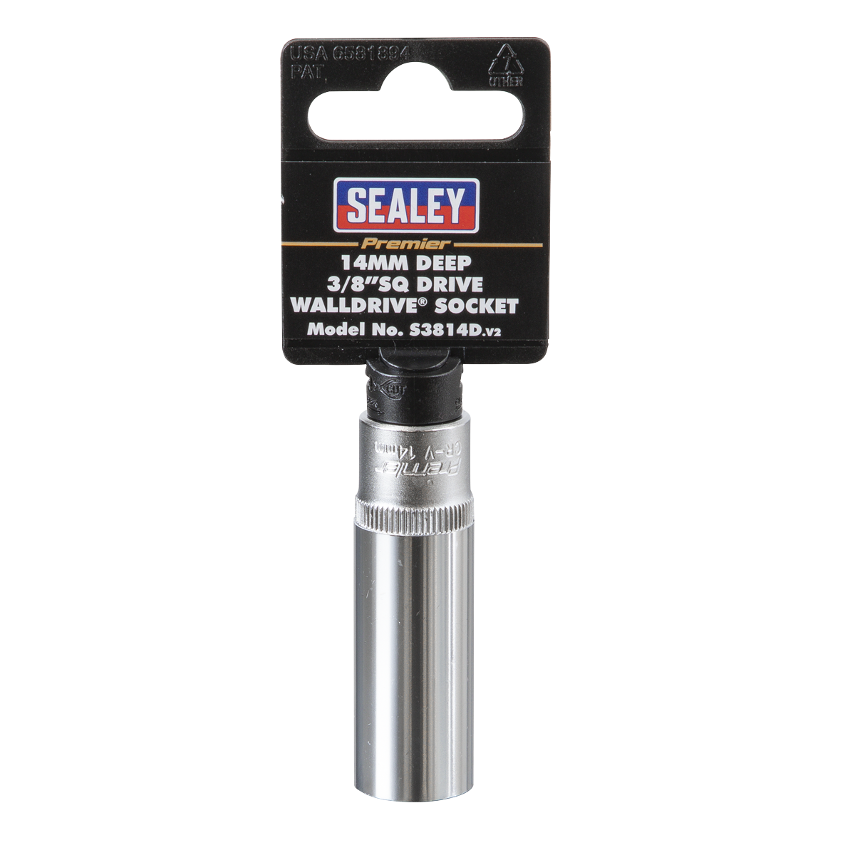 Deep Socket 3/8"Sq Drive 14mm S3814D