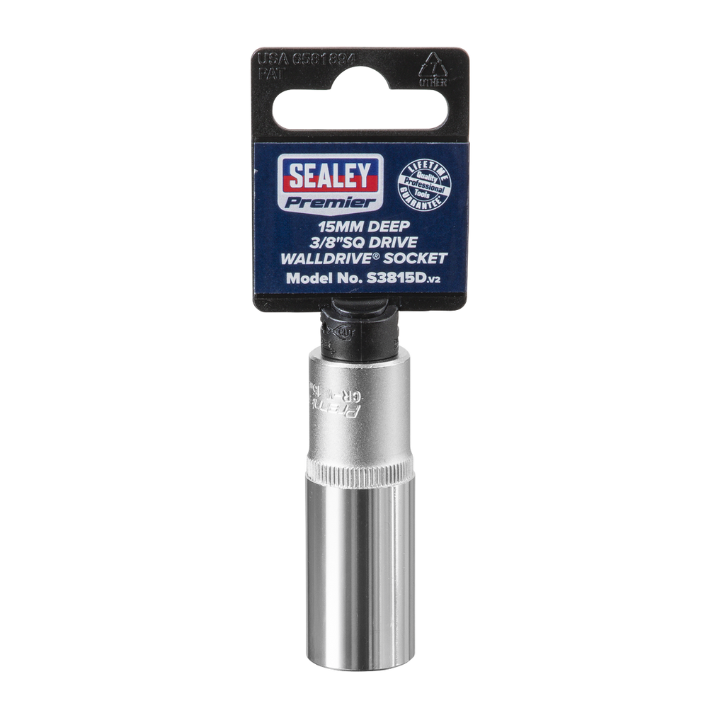 Deep Socket 3/8"Sq Drive 15mm S3815D