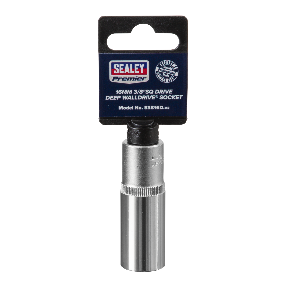 Deep Socket 3/8"Sq Drive 16mm S3816D