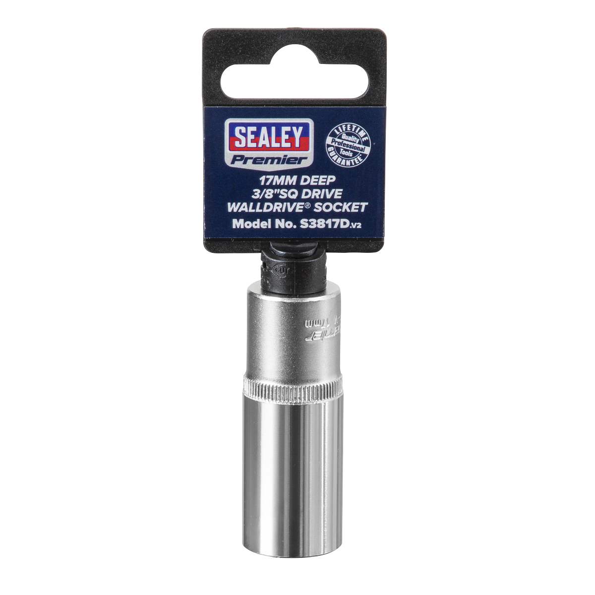 Deep Socket 3/8"Sq Drive 17mm S3817D