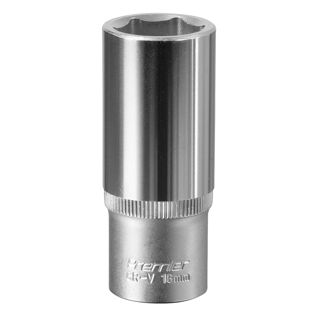 Deep Socket 3/8"Sq Drive 18mm S3818D
