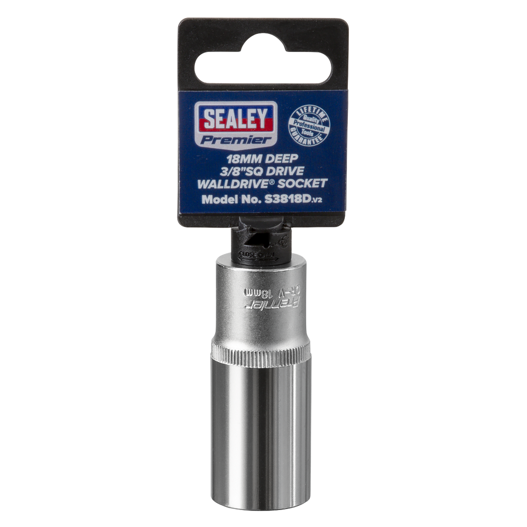 Deep Socket 3/8"Sq Drive 18mm S3818D