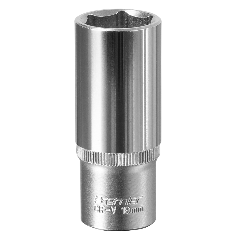 Deep Socket 3/8"Sq Drive 19mm S3819D