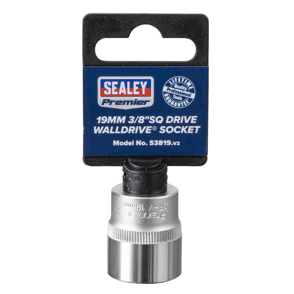 Socket 3/8"Sq Drive 19mm S3819