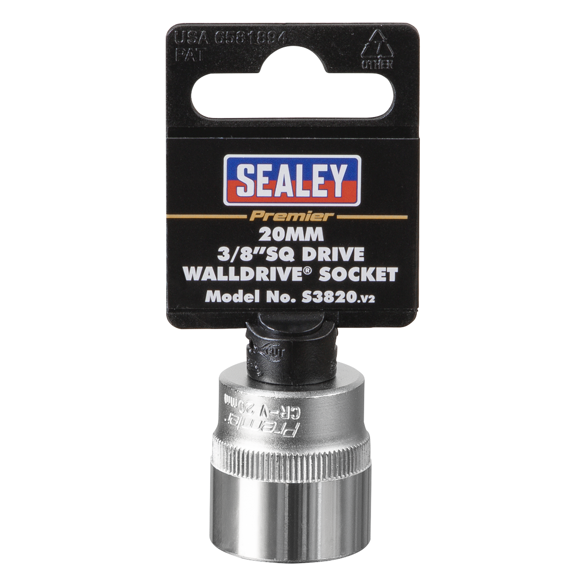 Socket 3/8"Sq Drive 20mm S3820