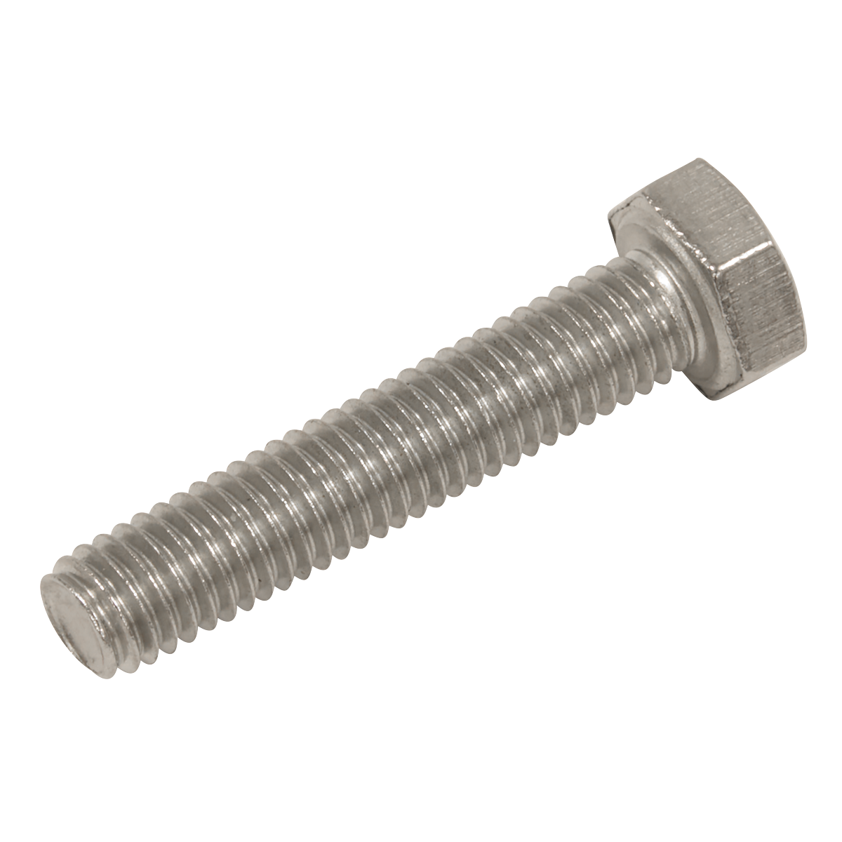 Stainless Steel Hex Head Set Screw DIN 933 - M5 X 25 A2 - Pack of 50 S525