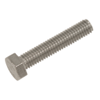 Stainless Steel Hex Head Set Screw DIN 933 - M5 X 25 A2 - Pack of 50 S525