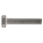 Stainless Steel Hex Head Set Screw DIN 933 - M5 X 25 A2 - Pack of 50 S525