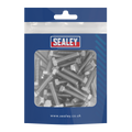 Stainless Steel Set Screw M6 x 25mm 1mm Pitch, DIN 933 - Pack of 50 S625S