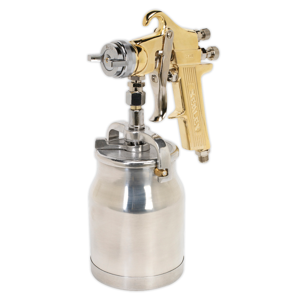 Workshop Gold Series Suction Feed Spray Gun 1.8mm Set-Up S701