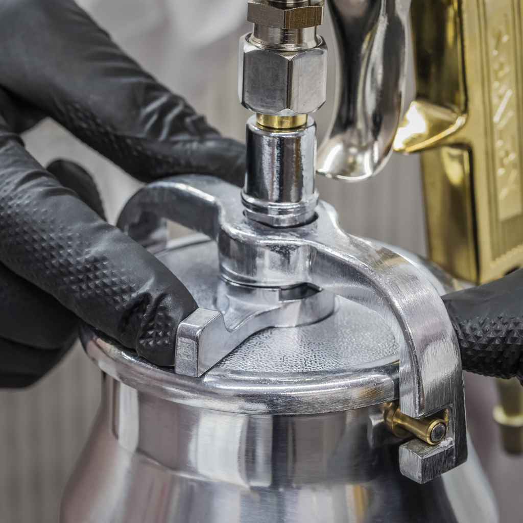 Workshop Gold Series Suction Feed Spray Gun 1.8mm Set-Up S701