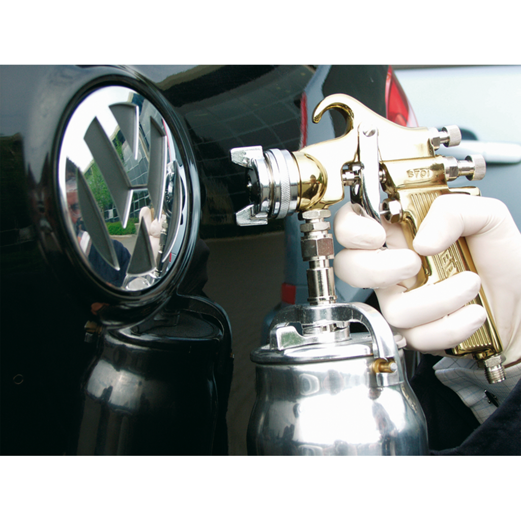 Workshop Gold Series Suction Feed Spray Gun 1.8mm Set-Up S701