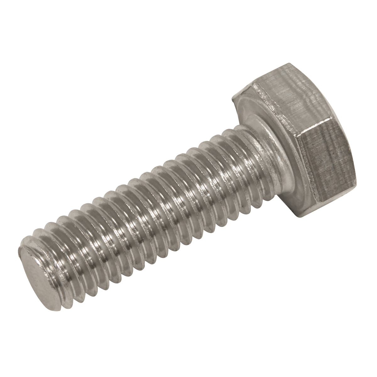 Stainless Steel Hex Head Set Screw DIN 933 - M8 X 25 A2 - Pack of 50 S825S