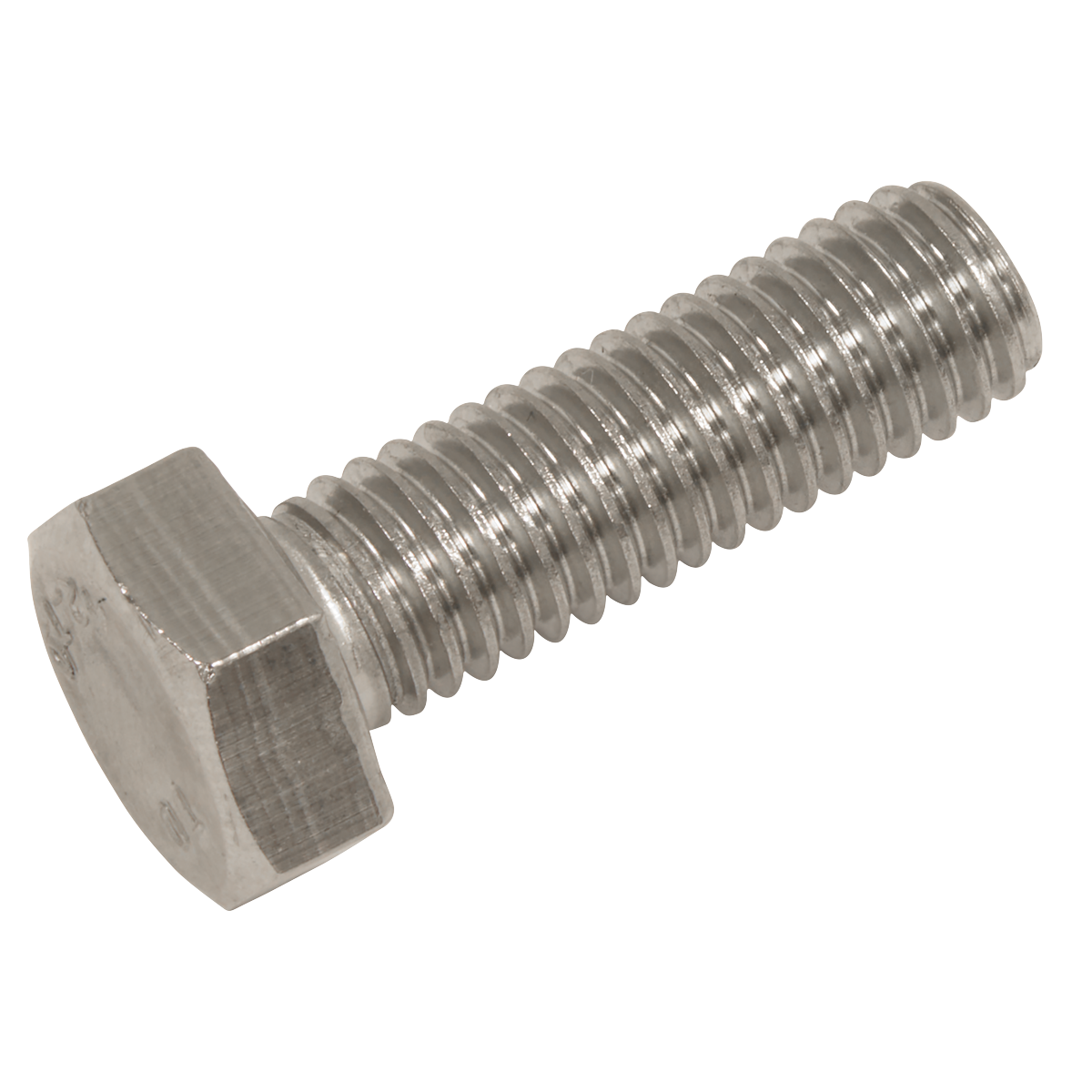 Stainless Steel Hex Head Set Screw DIN 933 - M8 X 25 A2 - Pack of 50 S825S