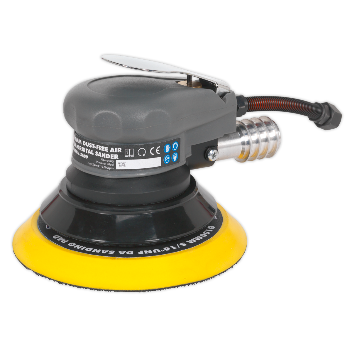 Dust-Free Air Palm Orbital Sander 150mm SA09