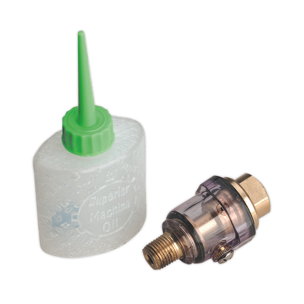 Mini In-Line Air Tool Oiler with Filler 1/4"BSP SA111