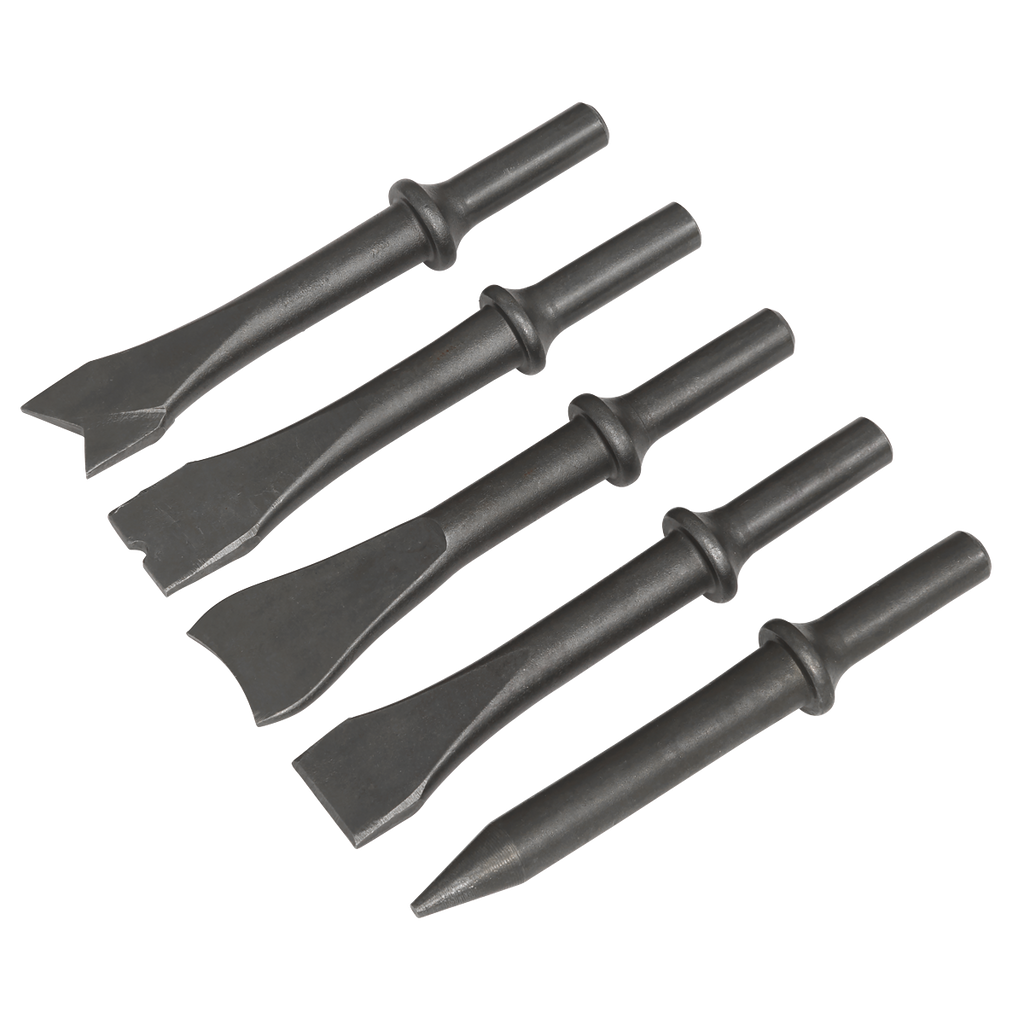 Air Hammer Chisel Set 120mm 5pc SA12C