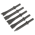 Air Hammer Chisel Set 120mm 5pc SA12C