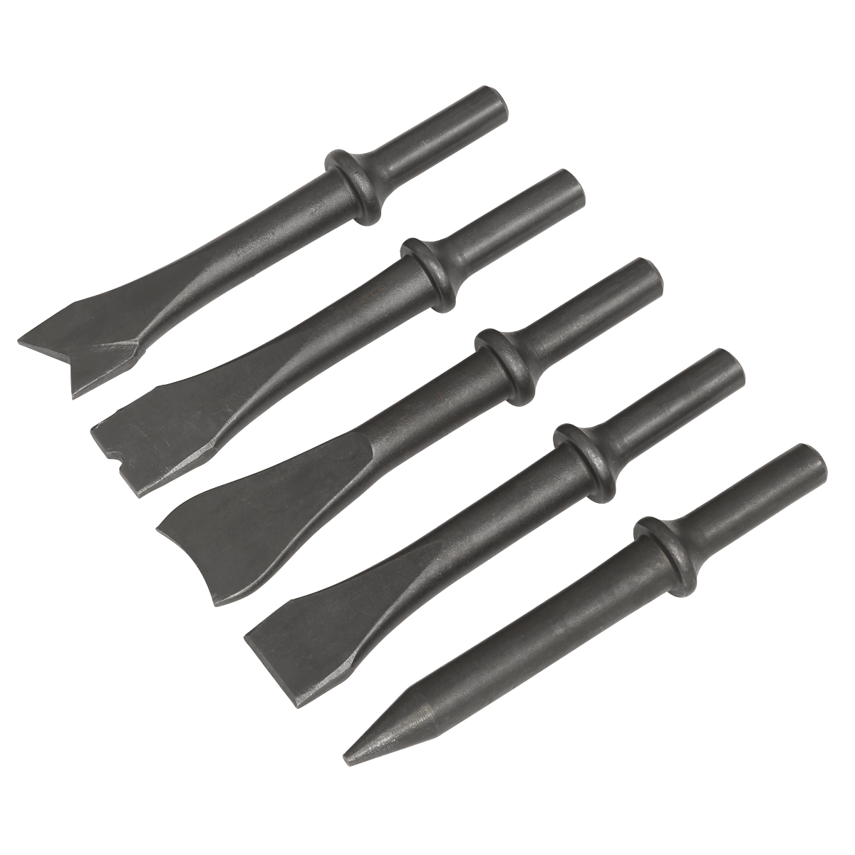 Air Hammer Chisel Set 120mm 5pc SA12C