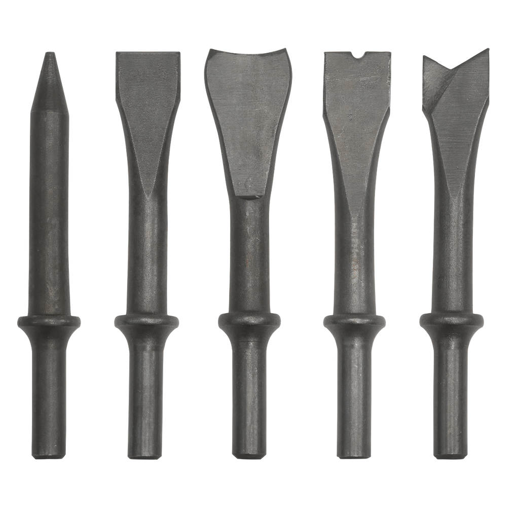 Air Hammer Chisel Set 120mm 5pc SA12C