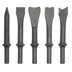 Air Hammer Chisel Set 120mm 5pc SA12C