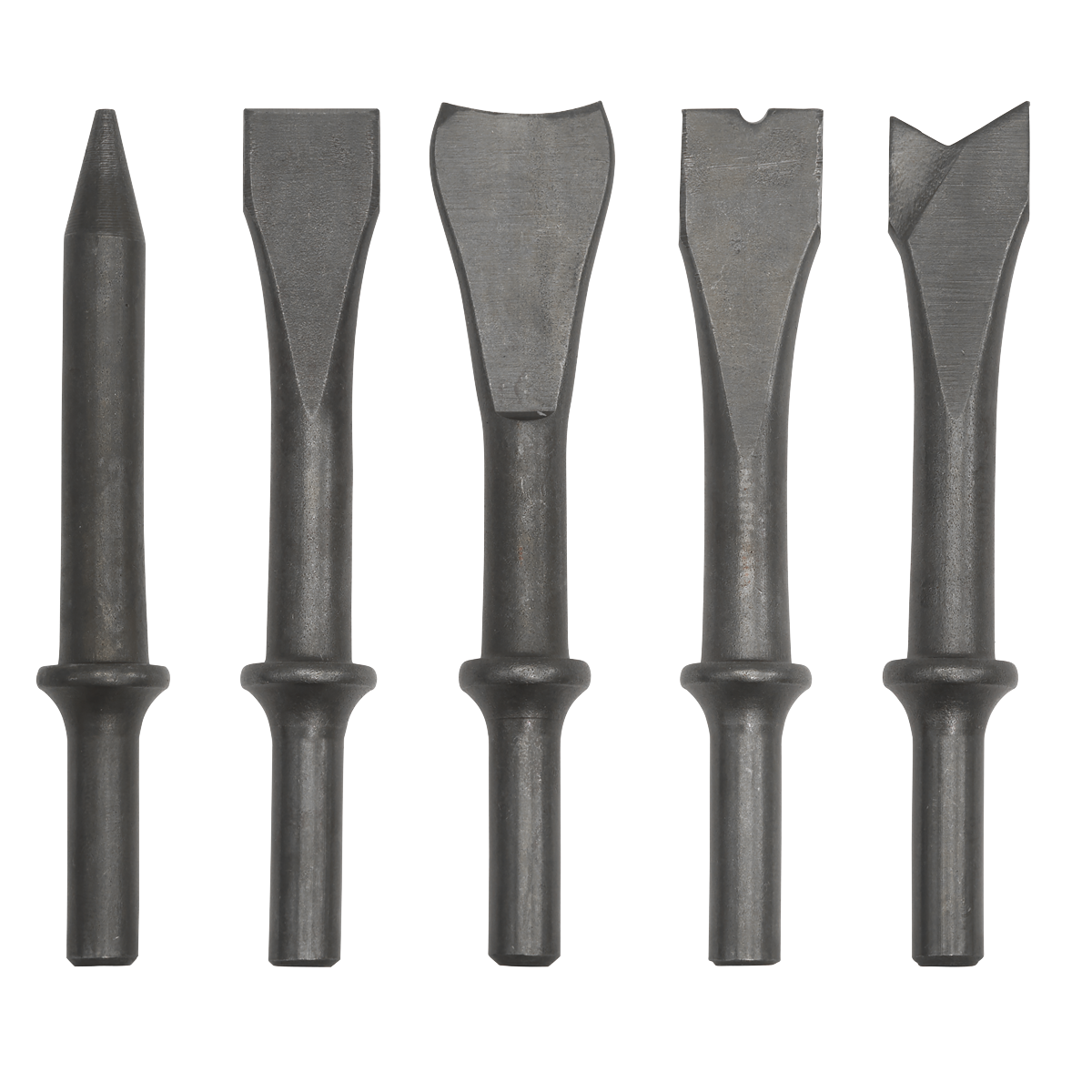Air Hammer Chisel Set 120mm 5pc SA12C