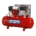 150L Belt Drive Air Compressor with Petrol Engine 6.5hp SA1565