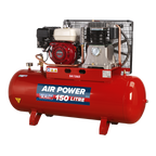 150L Belt Drive Air Compressor with Petrol Engine 6.5hp SA1565