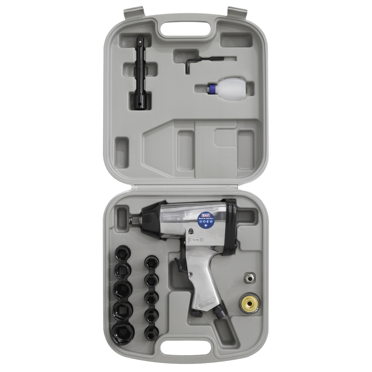 Air Impact Wrench Kit with Sockets 1/2"Sq Drive SA2/TS