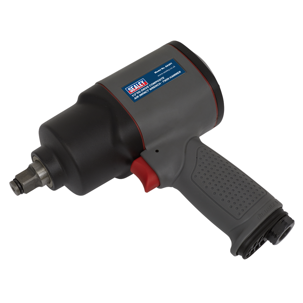 Composite Twin Hammer Air Impact Wrench 1/2"Sq Drive SA201