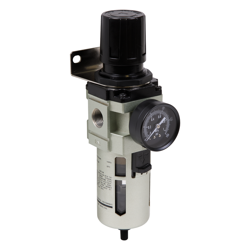 Auto Drain Air Filter/Regulator Max. Airflow 140cfm SA206FRAD