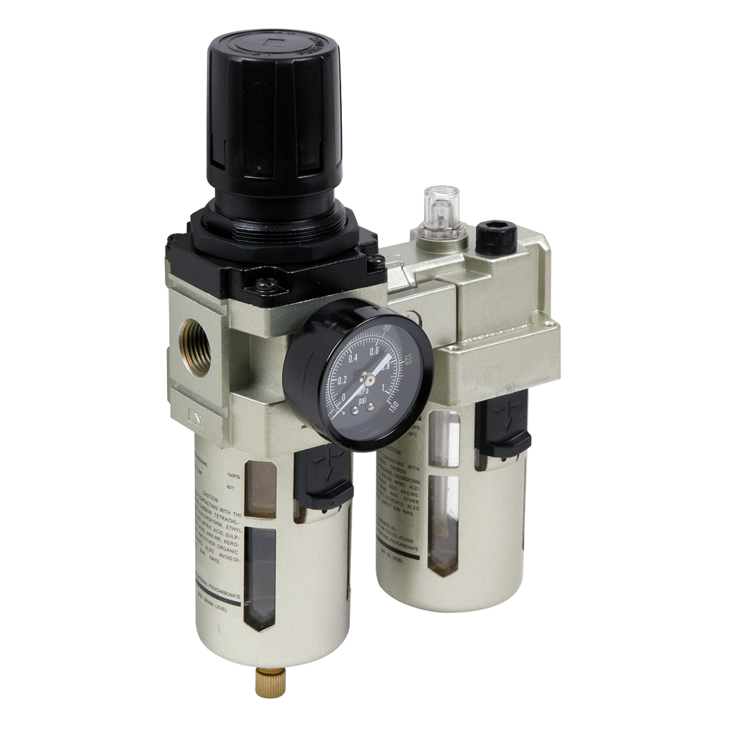 Air Filter/Regulator/Lubricator Max. Airflow 105cfm SA206