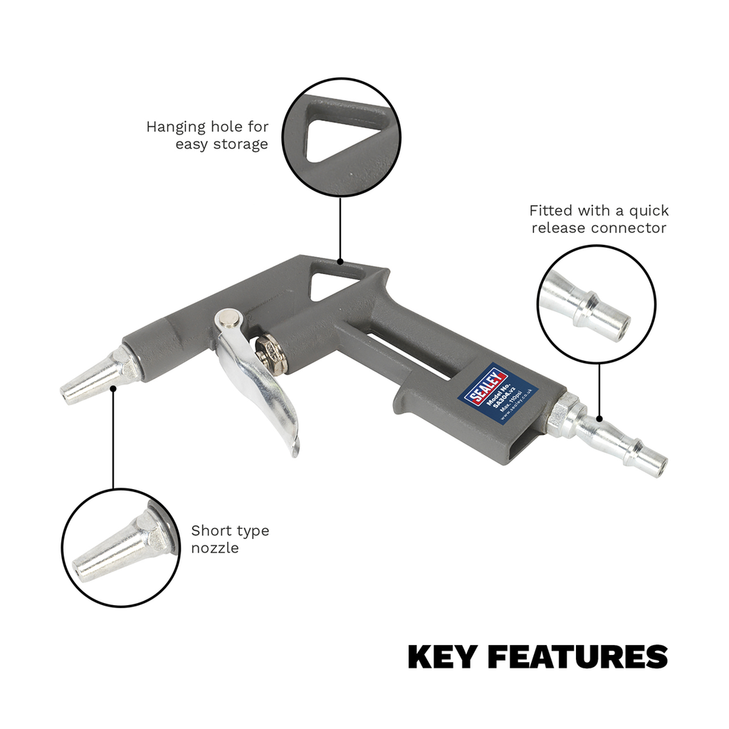 Air Blow Gun with Quick Release Connector SA304