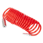 PE Coiled Air Hose with Couplings 5m x 5mm SA305