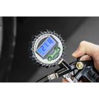 Digital Pistol Grip Tyre Inflator with Clip-On Connector SA332D