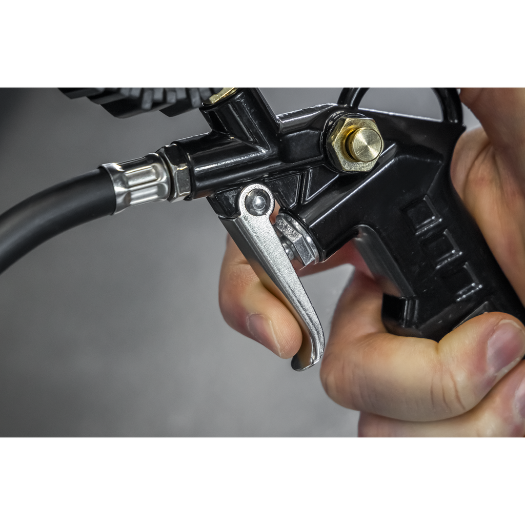 Digital Pistol Grip Tyre Inflator with Clip-On Connector SA332D